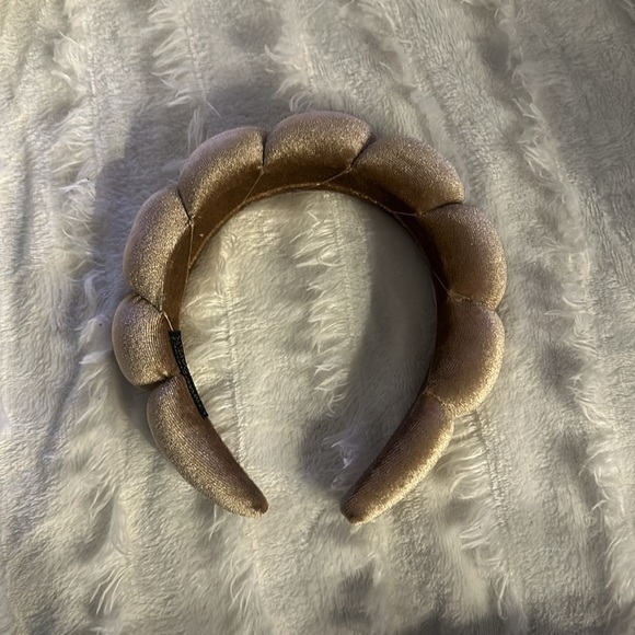 Cream Tik Tok Padded Hair Headband NWOT - Picture 4 of 4